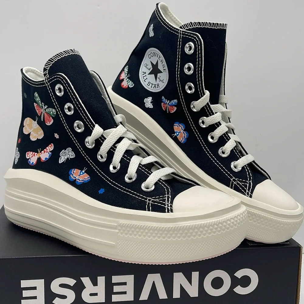 Converse WMNS Black High-Top Sneakers A05994C
CTAS MOVE HI
BLACK/EGRET/DECADE PK - Picture 4 of 16